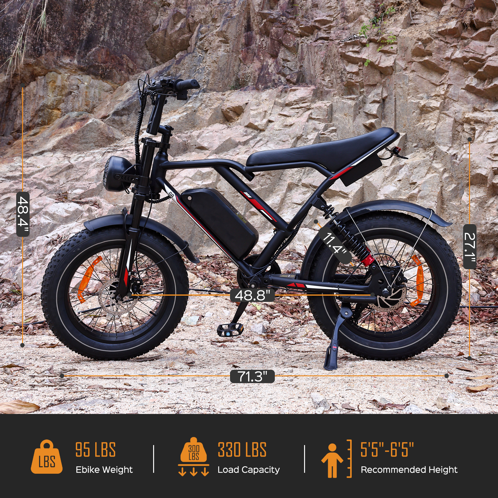 RocSec S8-Dual Electric Bike