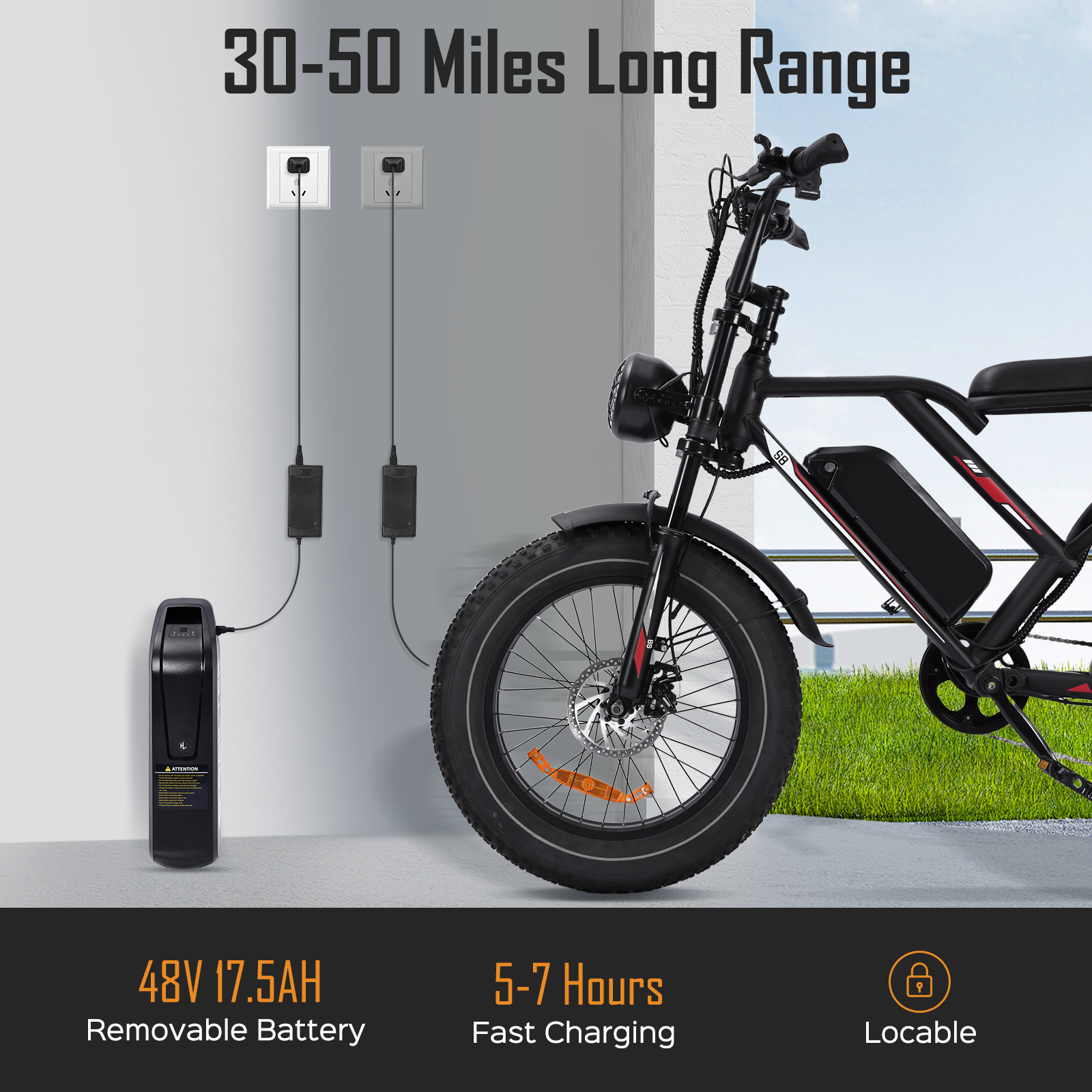 RocSec S8-Single Electric Bike