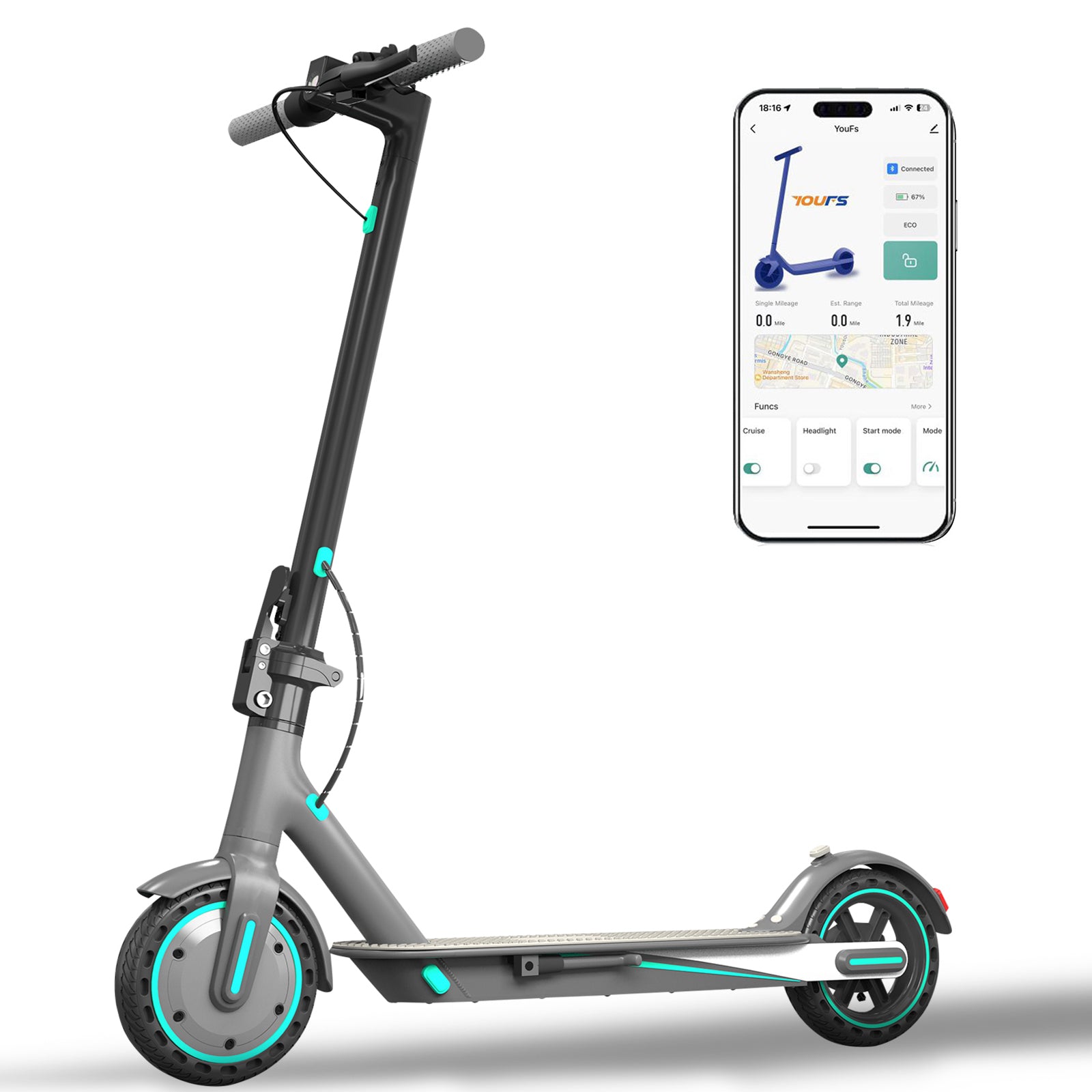 RocSec V8  Electric Scooter