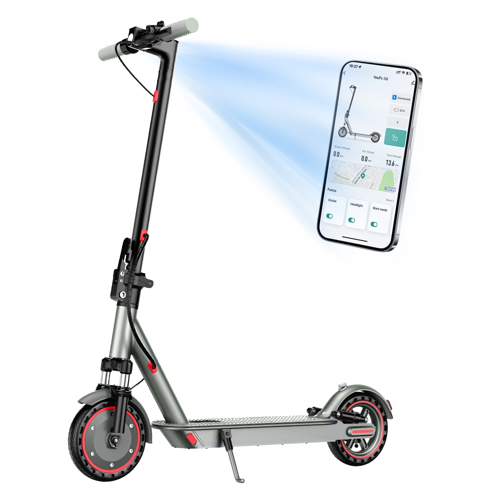 RocSec D8 Pro Suspension Electric Scooter