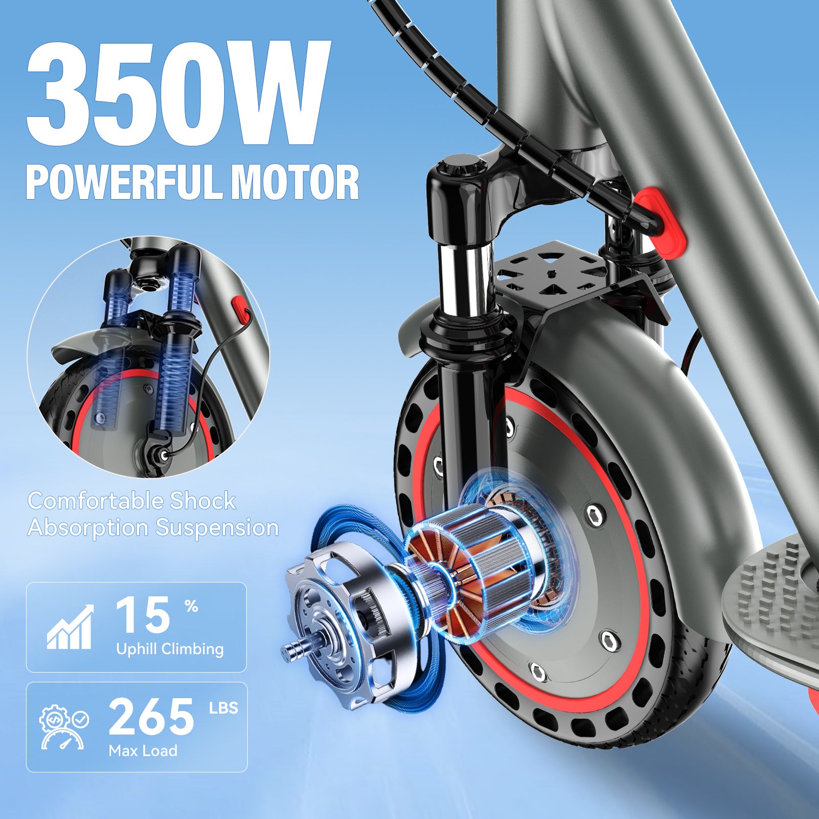 RocSec D8 Pro Suspension Electric Scooter