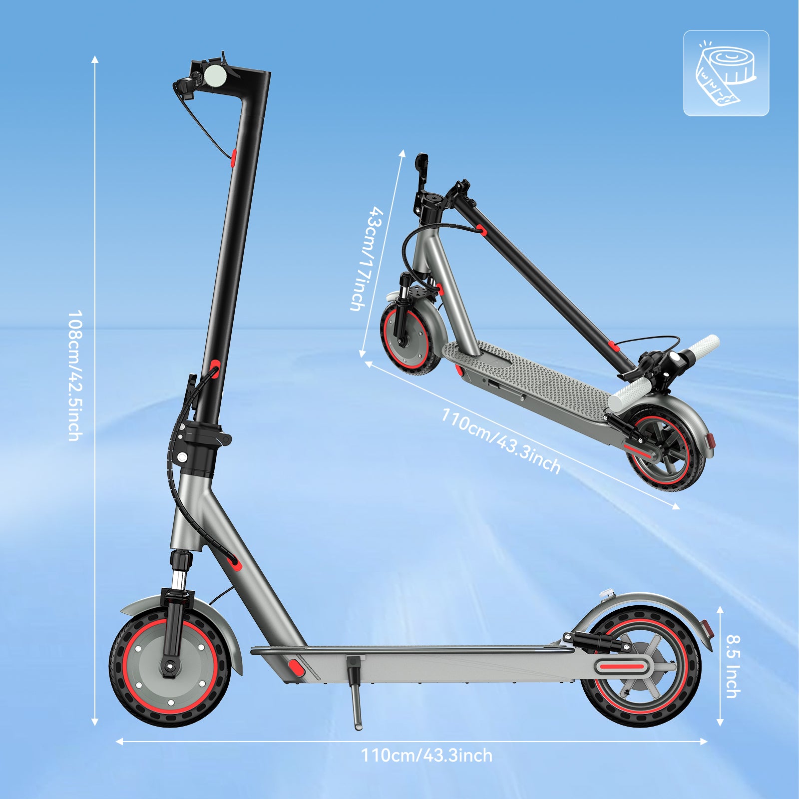 RocSec D8 Pro Suspension Electric Scooter
