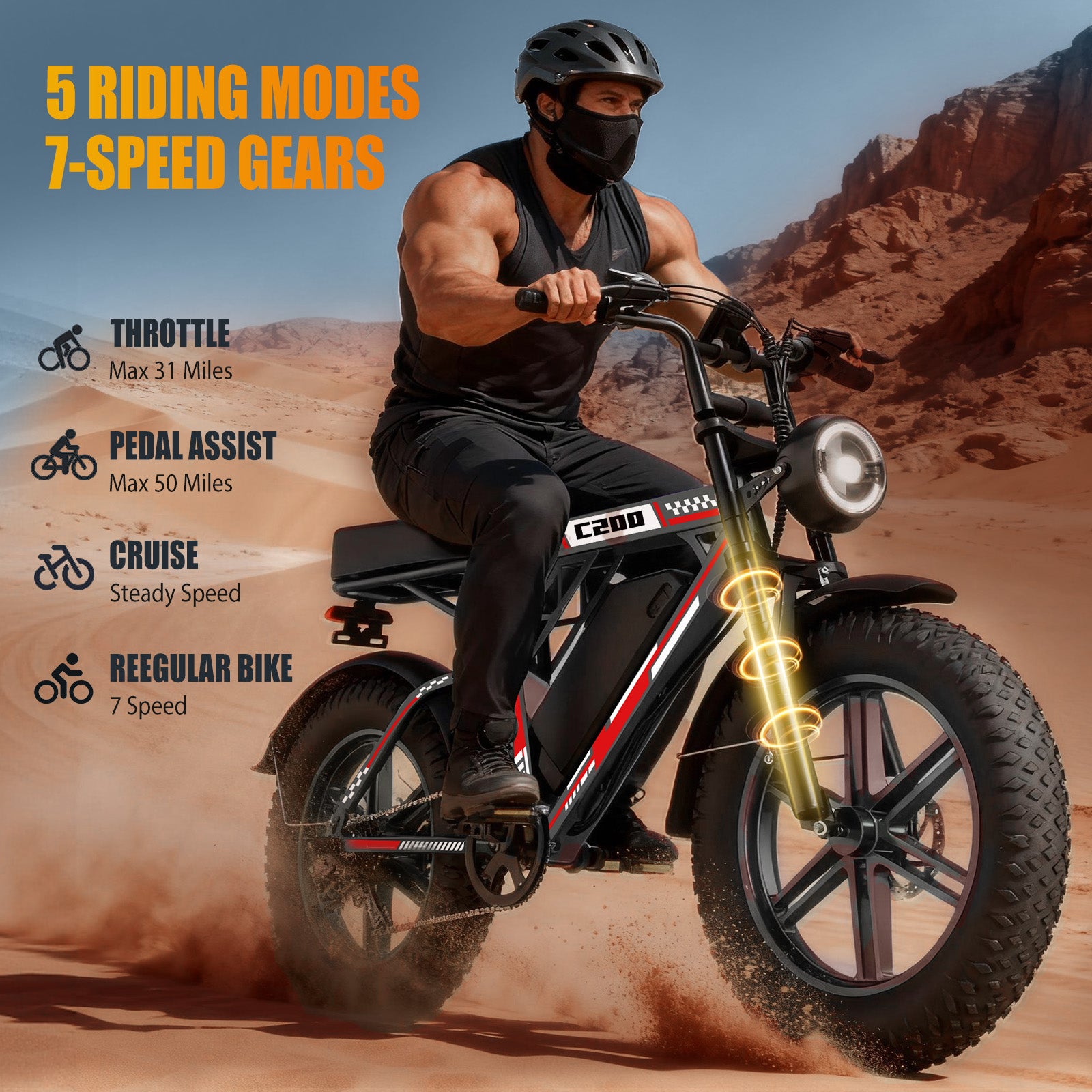 RocSec C200 Electric Bike